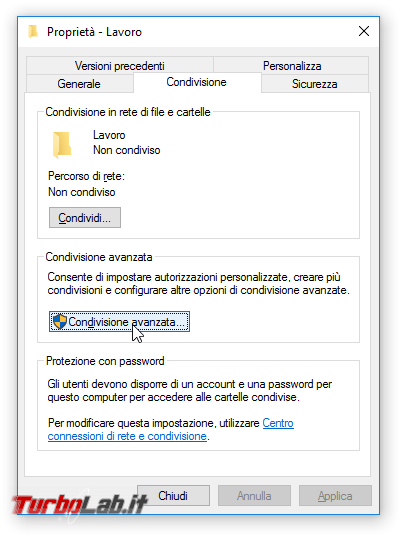 Guida Windows 10: come condividere file cartelle rete locale (LAN)