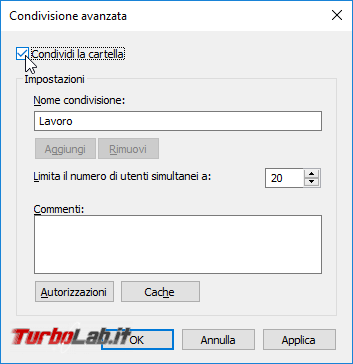 Guida Windows 10: come condividere file cartelle rete locale (LAN)