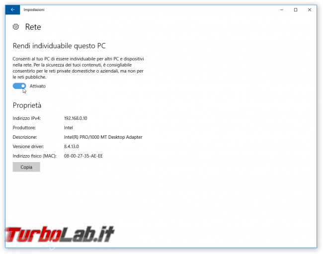 Guida Windows 10: come condividere file cartelle rete locale (LAN)