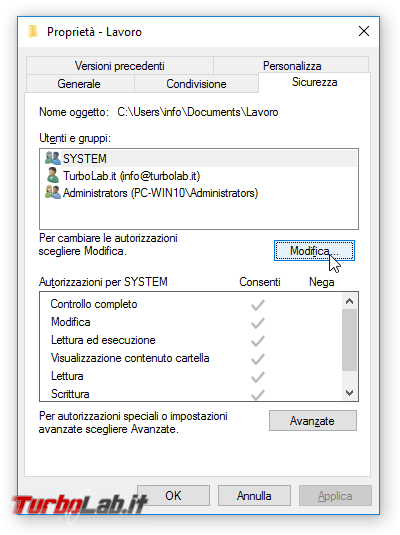 Guida Windows 10: come condividere file cartelle rete locale (LAN)