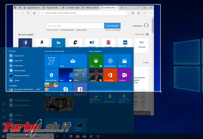 Guida Windows 10: come fotografare schermo (salvare/catturare screenshot) senza installare programmi aggiuntivi