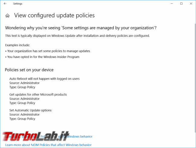 Guida Windows 10: come impedire riavvio automatico installazione aggiornamenti