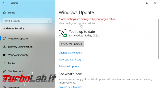Guida Windows 10: come impedire riavvio automatico installazione aggiornamenti
