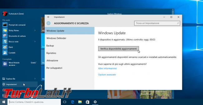 Guida Windows 10: come rimuovere patch/aggiornamento bloccare reinstallazione automatica - windows 10 windows update verifica disponibilità aggiornamenti