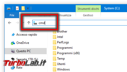 Guida Windows 10: come ripristinare Prompt comandi (cmd) come predefinito posto PowerShell menu Win+X (Start) ed Esplora file (Apri finestra comando qui)