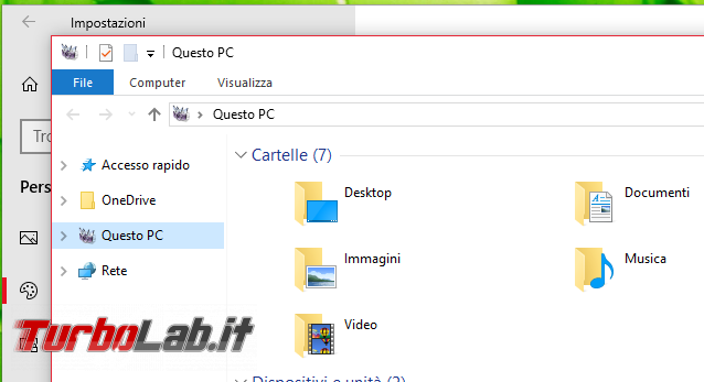 Guida Windows 10: come ripristinare/riattivare bordi colorati finestre - Mobile_zShot_1536181814