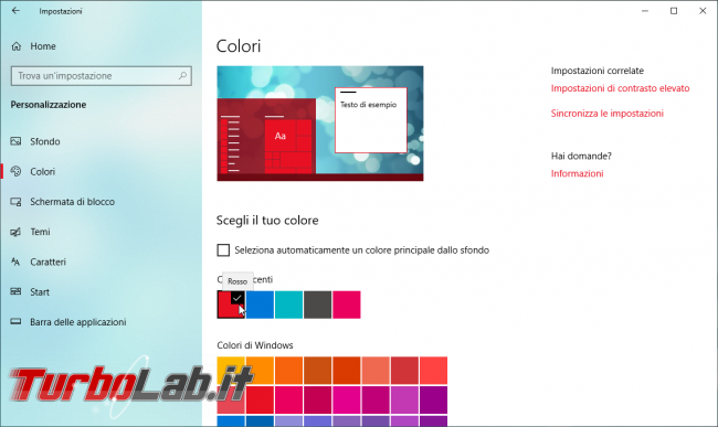 Guida Windows 10: come ripristinare/riattivare bordi colorati finestre - Mobile_zShot_1536348944