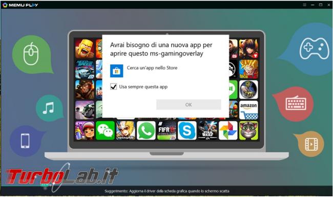 Guida Windows 10: Come risolvere l’errore “Avrai bisogno nuova app aprire questo ms-gamingoverlay”