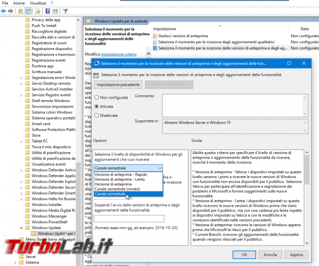 Guida Windows 10 Home/Pro: come bloccare/disattivare aggiornamenti automatici Windows Update