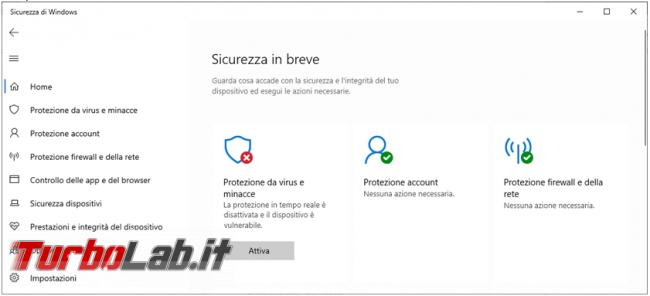 Guida Windows 10: rimuovere virus/malware Windows Defender Offline
