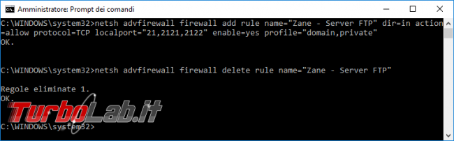 Guida Windows Firewall: come aprire porte linea comando Windows 10, Windows 8.1 Windows 7