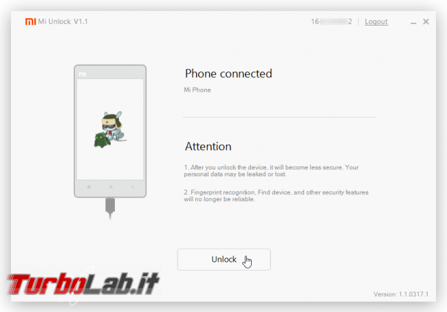 Guida Xiaomi Mi, Redmi, Note, Pro: come ottenere codice MIUI.com sbloccare (unlock) bootloader Android, senza errore Couldn't verify device - Current account is different from the account info on the device