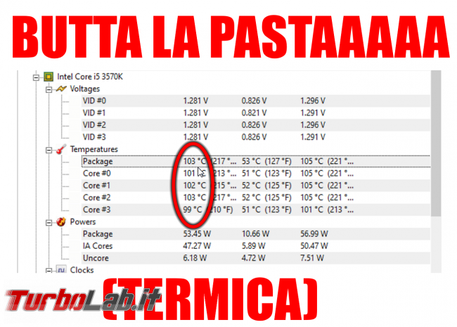 Humour meme informatici, programmatori smanettoni - butta la pasta termica