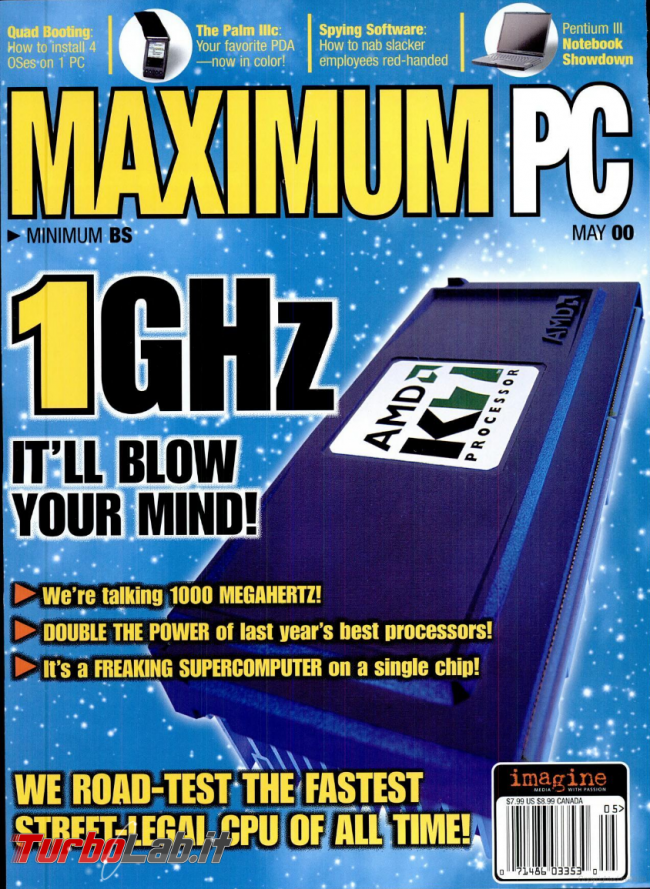 Humour meme informatici, programmatori smanettoni - maximium pc maggio 2000 amd 1 ghz