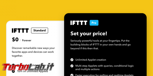 IFTTT Pro: Utenti piede guerra