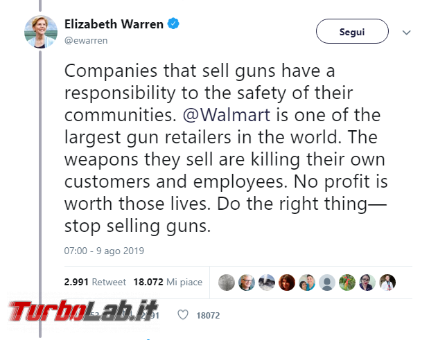 incoerenza Walmart: no videogiochi violenti, sì armi - Annotazione 2019-08-12 083809