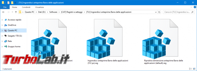 Ingrandire velocizzare anteprima finestre Barra applicazioni Windows 10, Windows 8.1, Windows 7