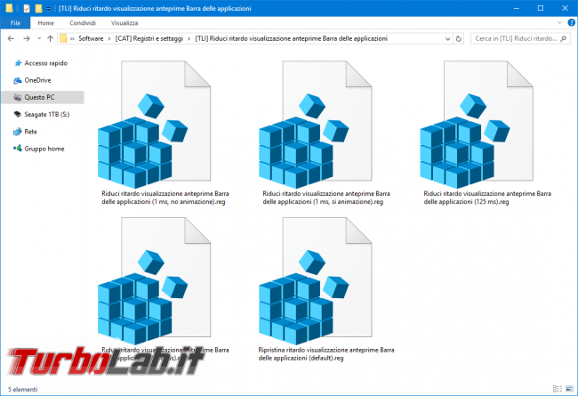 Ingrandire velocizzare anteprima finestre Barra applicazioni Windows 10, Windows 8.1, Windows 7