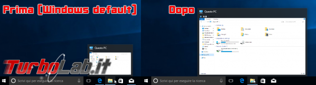 Ingrandire velocizzare anteprima finestre Barra applicazioni Windows 10, Windows 8.1, Windows 7 - Anteprime Barra delle applicazioni più grandi spotlight