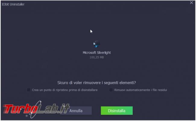 IObit Uninstaller 8 ripulisce fondo sistema operativo programmi non necessari tracce rimaste