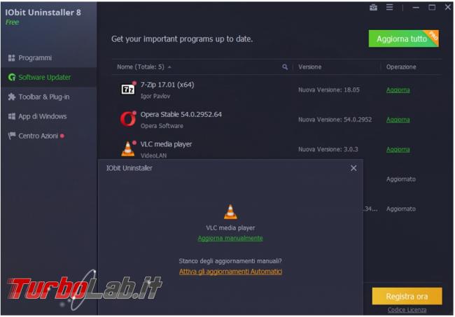 IObit Uninstaller 8 ripulisce fondo sistema operativo programmi non necessari tracce rimaste