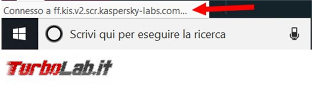 Kaspersky antivirus rallenta l’apertura pagine Mozilla firefox causa connessione ff.kis.v2scd.kaspersky-labs.com