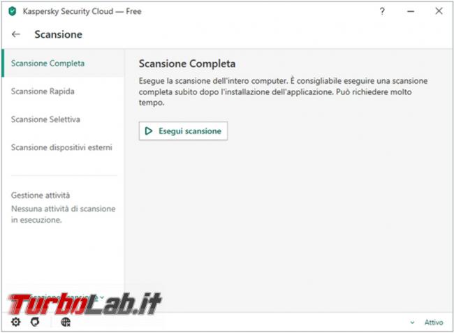 Kaspersky Security Cloud: l’antivirus gratuito protegge computer (prova test efficacia)
