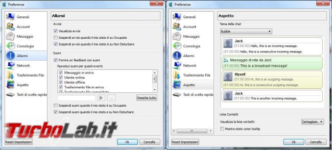 LAN Messenger puoi inviare messaggi, file creare chat rete