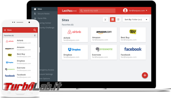 LastPass è ora gratuito smartphone tablet