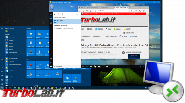 Lavorare PC Windows lontano: Grande Guida Desktop remoto (Remote desktop) - desktop remoto spotlight