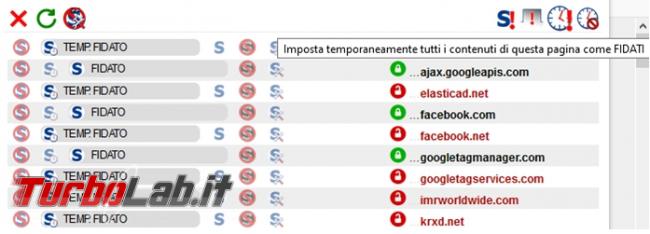 L’estensione Noscript Security Suite impedisce l’apertura script browser senza autorizzazione