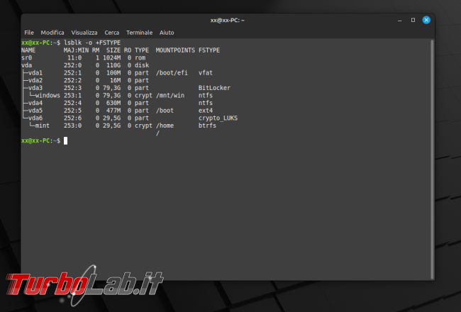 [LINUX] Come quando passare ext4 btrfs ( partizione criptata!)