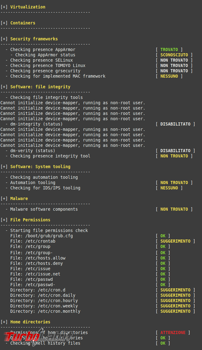 [Linux] Controlla sicurezza sistema: guida Lynis