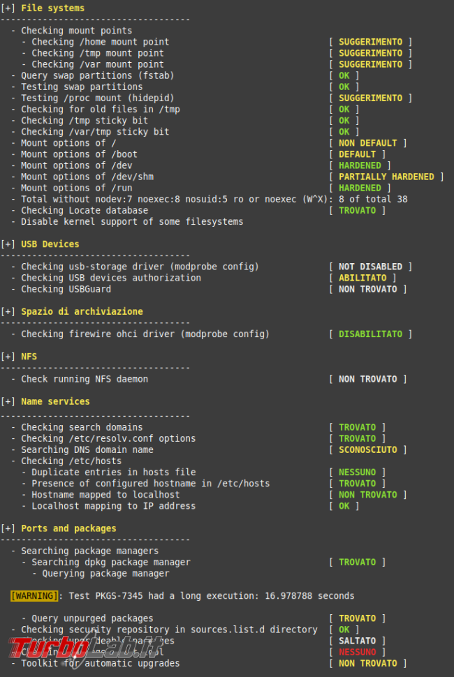 [Linux] Controlla sicurezza sistema: guida Lynis