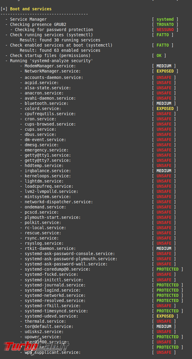 [Linux] Controlla sicurezza sistema: guida Lynis