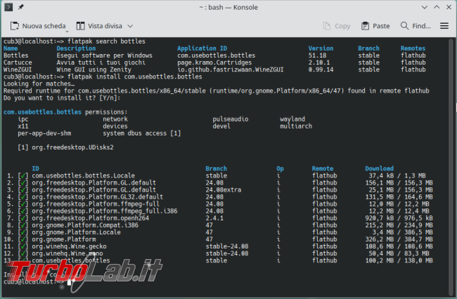 [LINUX] &quot;Imbottiglia&quot; giochi programmi Windows Flatpak: guida Bottles