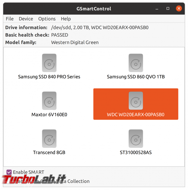 Linux test SSD: come testare disco fisso/USB rilevare problemi, guasti, errori ( Live CD/USB linea comando) - Schermata da 2020-05-01 18-02-55