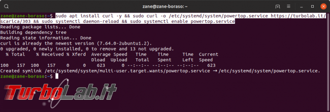 Linux / Ubuntu consuma troppa batteria! Come risolvere migliorare autonomia PowerTOP - Screenshot from 2019-09-22 21-28-40