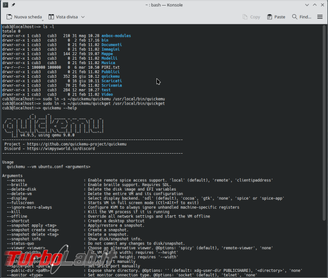 [LINUX][MacOS] virtualizzazione sistemi operativi non sarà più problema: guida Quickemu