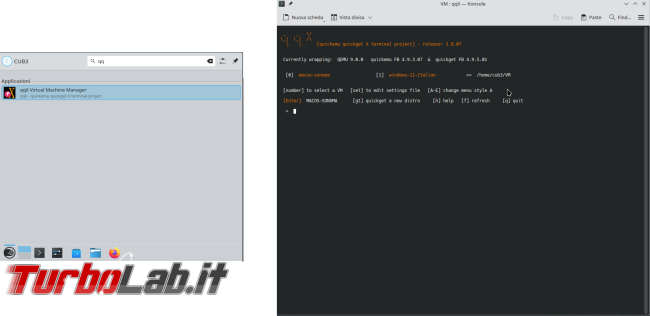 [LINUX][MacOS] virtualizzazione sistemi operativi non sarà più problema: guida Quickemu
