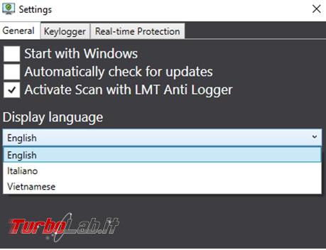LMT anti logger programma proteggervi malware “spioni” registrano tastiera fotografano desktop