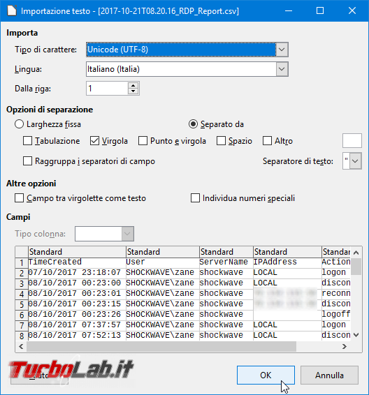 Log Desktop remoto: come visualizzare elenco accessi, connessioni sessioni Windows 10 ( scoprire se qualcuno è entrato PC remoto)