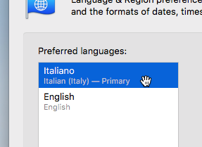 Mac italiano: come tradurre interfaccia macOS 11 - VirtualBox_macOS_09_10_2017_11_51_47