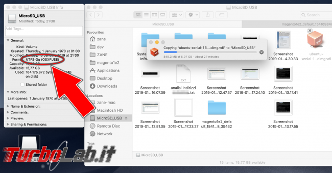 Mac NTFS: come scrivere chiavette USB Windows macOS - macos ntfs-3g write