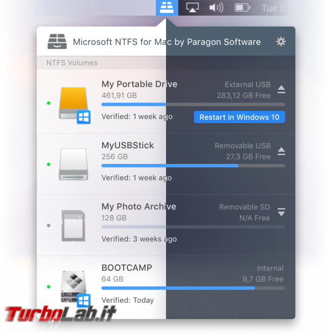 Mac NTFS: come scrivere chiavette USB Windows macOS - microsoft ntfs for mac paragon software