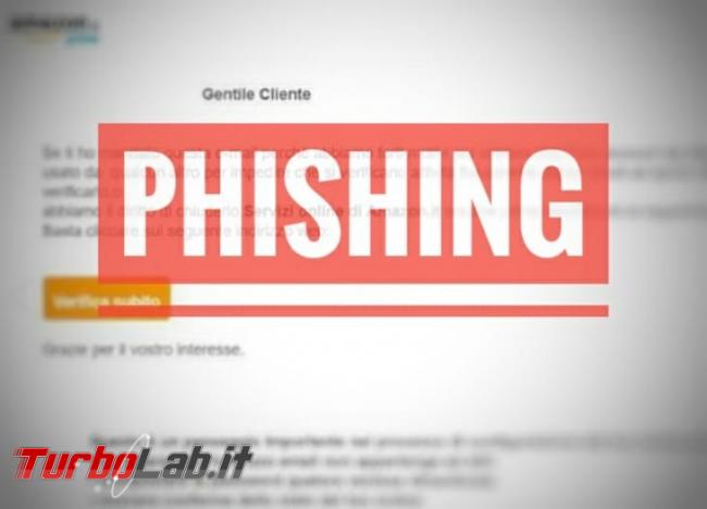 -mail Amazon: account è stato bloccato! è truffa