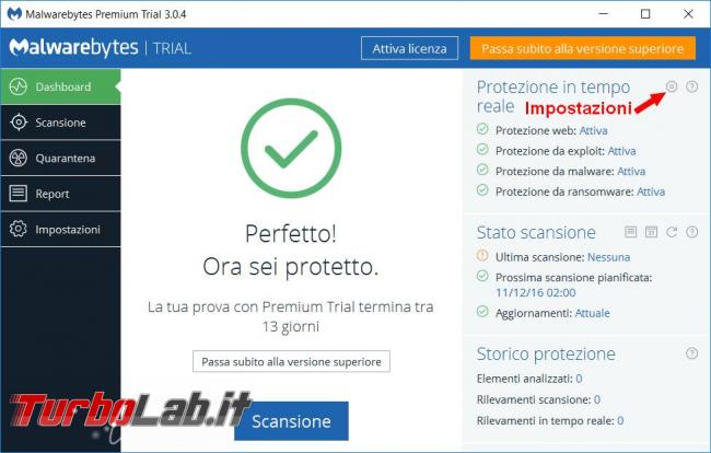 Malwarebytes 3.0 messo prova TurboLab.it