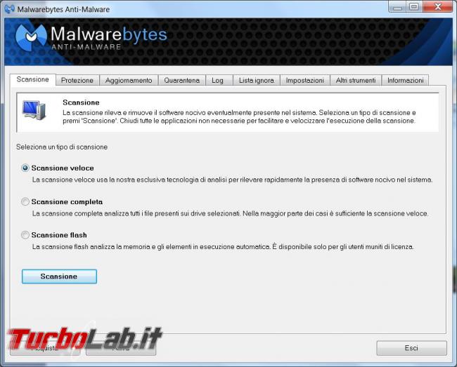 Malwarebytes elimina malware computer