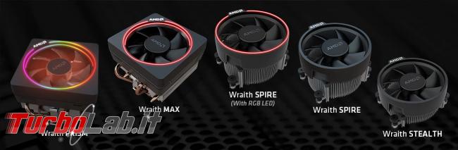 Meglio Ryzen 3600 oppure 3600X? Quali differenze? Qual è migliore CPU scegliere? - amd cooler wraith