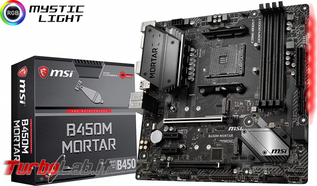 Meglio Ryzen 3600 oppure 3600X? Quali differenze? Qual è migliore CPU scegliere? - scheda madre MSI B450M MORTAR box